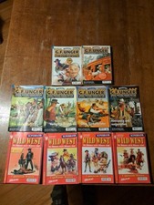 G.F. UNGER + KELTNER 31 St. Western Romane 6 xSammelbände + 4St. Einzelhefte