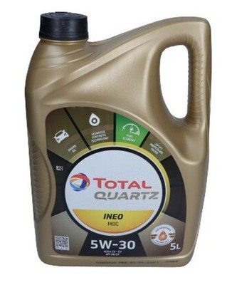 For TOTAL 2214031 TOTAL OIL 5W30 5L MDC INEO QUARTZ SN/CF / C2/C3 / 229.52 / DE