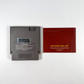KARNOV NES Game Cart (Data East) + Manual, Tested Working (Read)