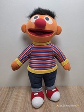 Ernie - Pl&uuml;sch / Sesamstrasse / 38 cm / Stofftier / stehend / Vintage