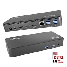 USB C Triple Display Docking Station  100W PD, 3x HDMI 1x 4K 30Hz, 2x 1080p