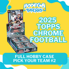 Indianapolis Colts - 2025 Topps Chrome Football- 12 Box Hobby Case Break PYT #2
