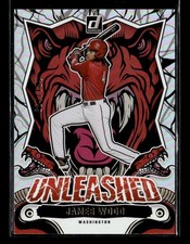 2024 Donruss #19 James Wood Unleashed Holo #/199 Washington Nationals