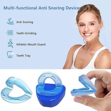 Anti Snoring Mouthpiece Double Layer Soft Rubber Relieving Molars Anti-snoring D