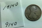 1914 D ; Wheat Penny ; good condition #914D key Date