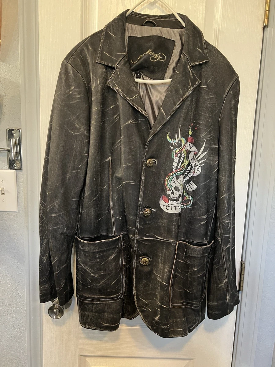 Preços baixos em Ed Hardy Jaqueta de Couro | eBay