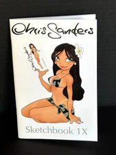 Vintage CHRIS SANDERS 1X SKETCHBOOK (2012) SIGNED Rare Mint