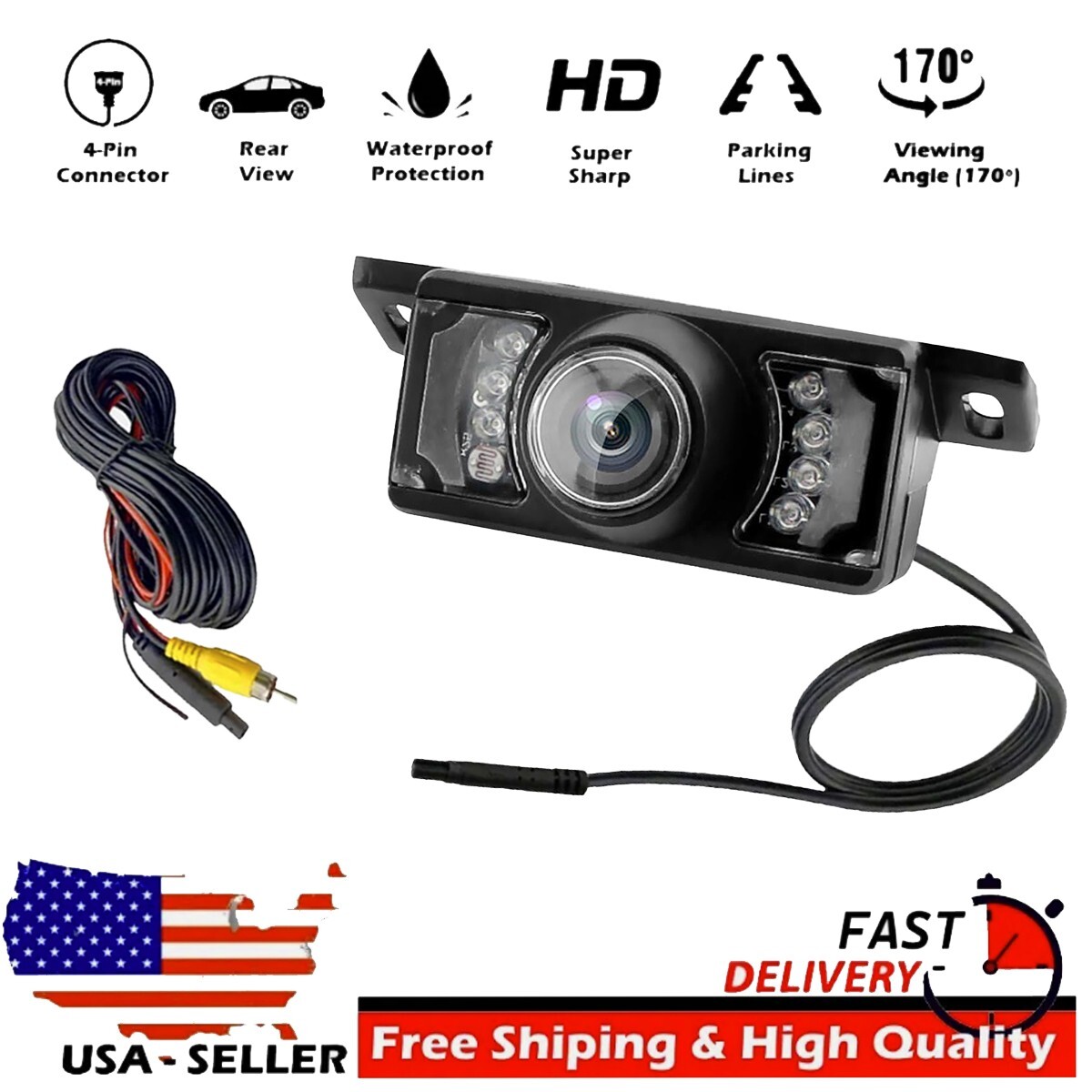 New Rearview Mount Backup Camera for Pioneer AVH-3500NEX AVH3500NEX Car Radio