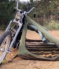 SVAROG England one wall oldschool chopper biker motorcycle tent Gypsy Soul