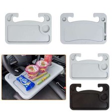 Car Steering Wheel Tray Desk Two Sided Laptop Drink Food Work Table Holder