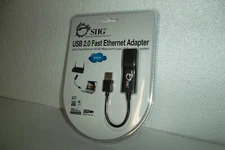 SIIG USB 2.0 Fast Ethernet Adapter 10/100 F/H Duplex FPC95-1526-01 FPCLN489 NEW