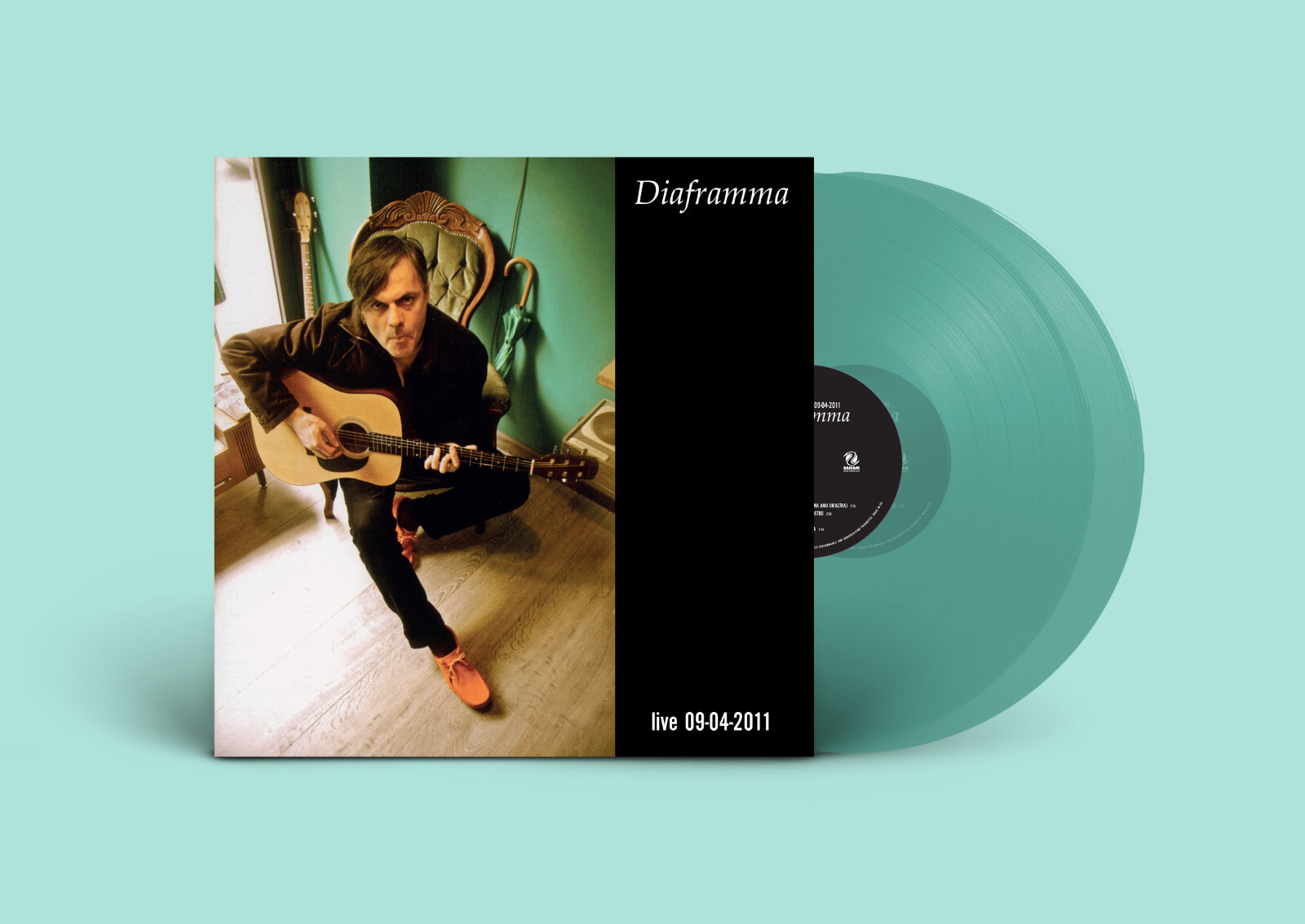 Live Diaphragm 09-04-2011 2 Lp 180 Gr. (Green Transparent) Numbered Autographed