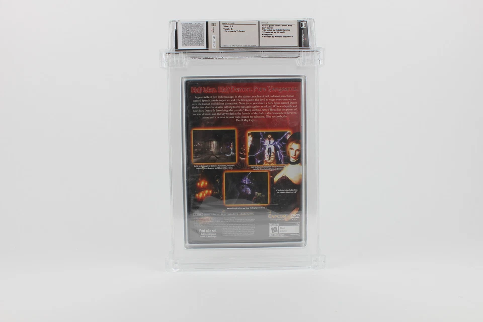 Devil May Cry (NFR) 5th Anniversary Box Set - Sealed, Wata 9.2 B+ PS2 Capcom USA - Image 3 of 4