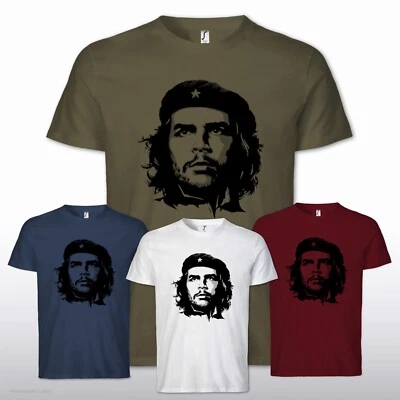 T-Shirt Foto von Che Ernesto Guevara Kuba Cuba Flagge Kult Revolution Revolucion - Bild 1 von 3