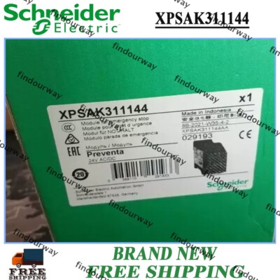 Schneider XPSAK311144 Preventa Module for Emergency Stop 24V AC/DC Free Shipping