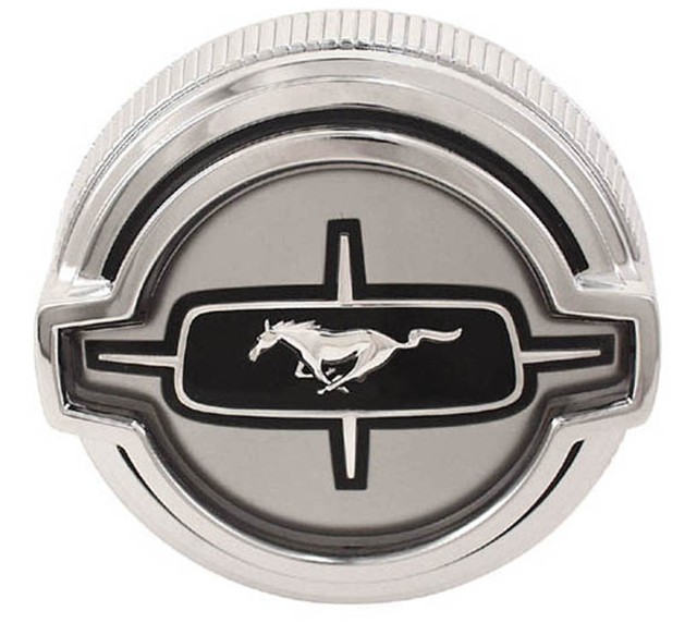 New! 1968 Ford Mustang Twist On Gas Cap standard cars Chrome Fuel Cap