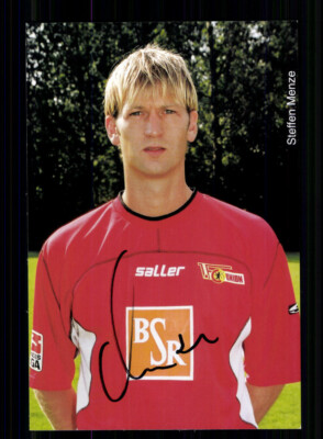 Steffen Menze autograph card Union Berlin 2002-03 original signed +2