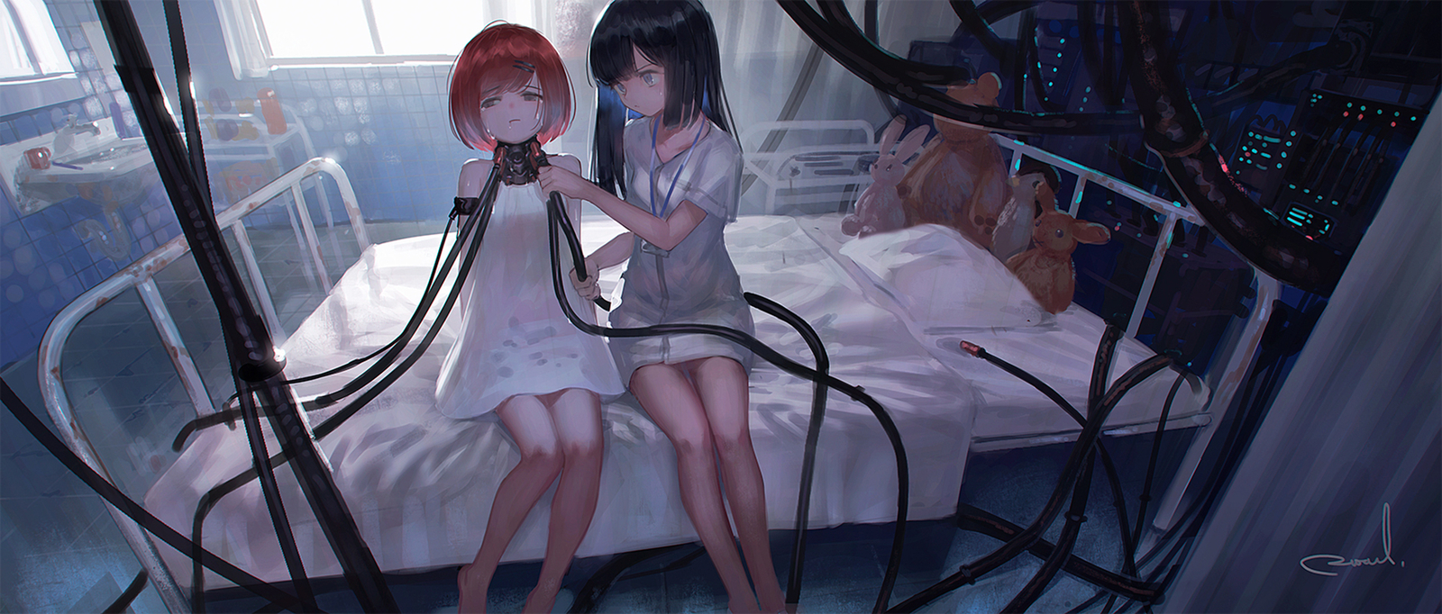 Anime Girls Reoen Gaming Mat Desk 49011  