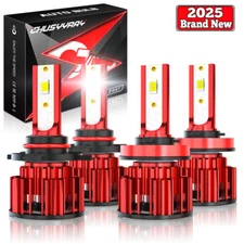 For Chevy Colorado 2015-2019 4X Combo LED Headlight High Low Beam Bulbs Kit