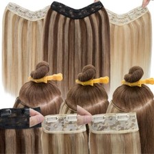 U Shape One Piece Piece Russian 100 Remy Human Hair Extensions Full Head Weft