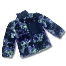 Art Class Unisex Size XS 4/5 Zip-Up High Pile Fleece Jacket - Tie-Dye NEW