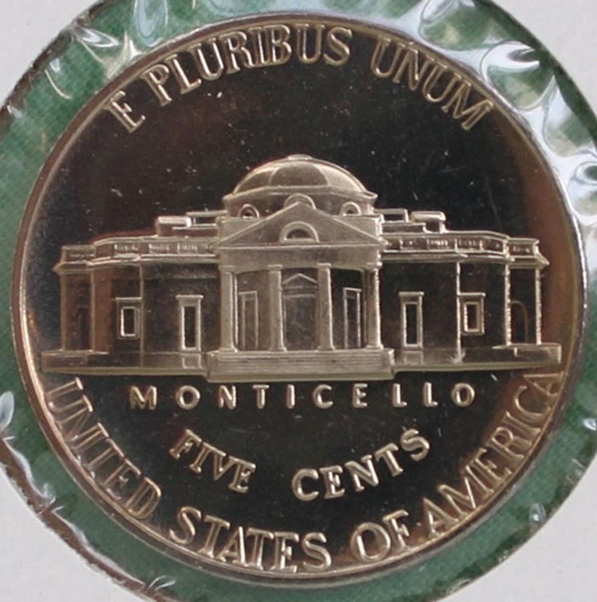1974 S PROOF Jefferson Nickel from US Mint Proof Set 5c Five Cent