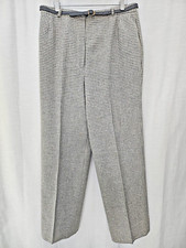 Gordon of Philadelphia Vintage 80s Houndstooth Wool Pants sz 16 FREE SHIPPING