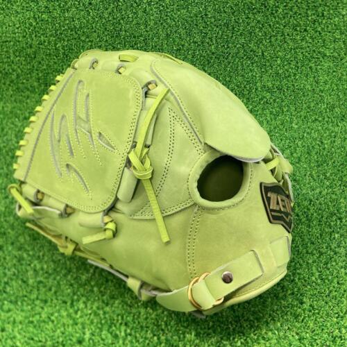 Zett Pitcher'S Hard Glove Left-Handed Pitcher Left Lime Green - Picture 1 of 4