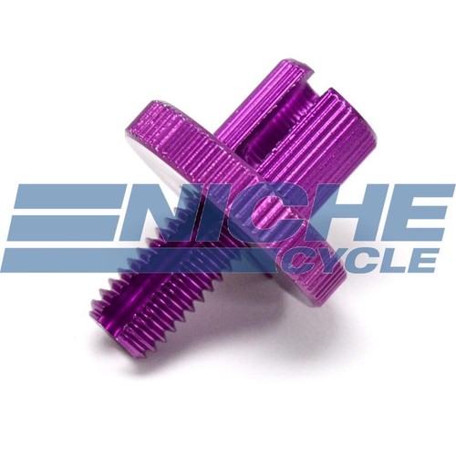 Universal 9mm Anodized Billet Aluminum Clutch Brake Cable Adjuster