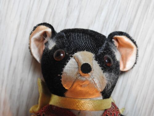 Ancien et adorable petit ours de 14cm, membres articulés, peu accompagner poupée - Foto 16 di 16