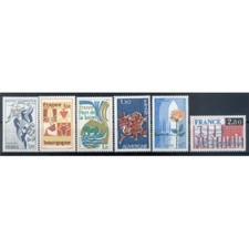 France 1975 - Y & T  n. 1847/52 - Régions (Michel n. 1931-33-36-39-44-46)