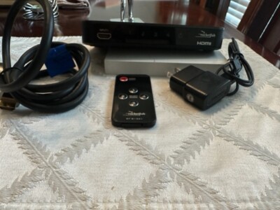 Rocketfish- 4-Port 4K 60Hz HDMI Switch Box - Black | eBay