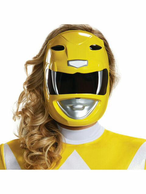 Mighty Morphin Power Rangers Yellow Ranger Adult Mask For Sale Online Ebay