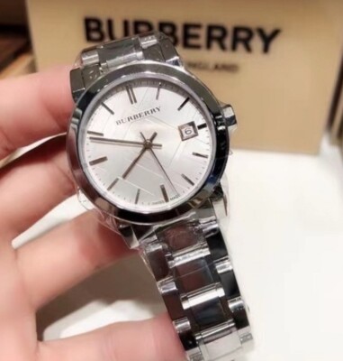 NEW BURBERRY BU9100 WOMENS WATCH STAINLESS STEEL SILVER  display picture 1