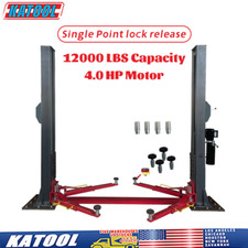 Two Post Lift 4.0hp 12000 Lbs Single Lock Release Auto Lift Car 2-post Lift Two Post Lift 4.0hp 12000 Lbs Single Lock Release Auto Lift Car 2-post Lift