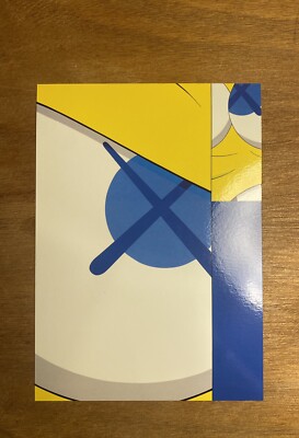 KAWS EMMANUEL PAPROTIN ''PAY THE DEBT TO NATURE'' AUSSTELLUNGSKARTE / EINLADUNG / FLYER 2010