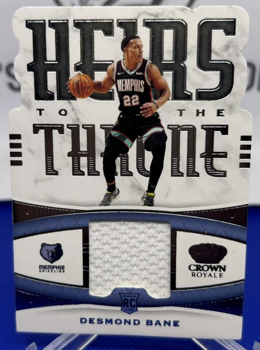 2020-21 Panini Crown Royale - Heirs to the Throne #HT-BAN Desmond Bane (MEM, RC)