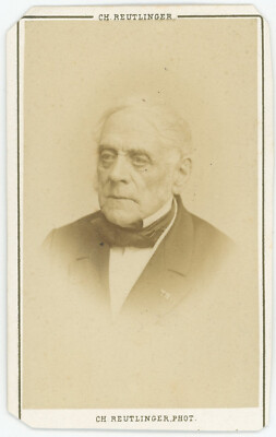 CDV Circa 1870. Daniel-François-Esprit Auber, Französischer Komponist.
