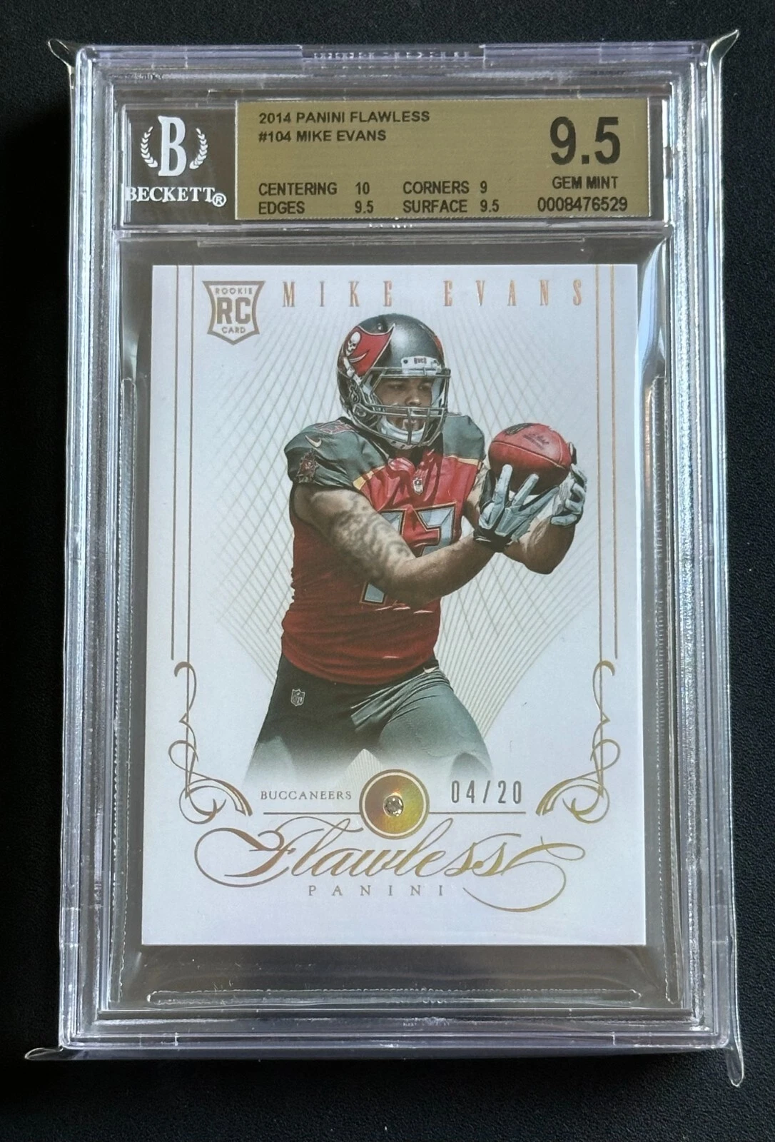 Mike Evans Panini Flawless #104 Base