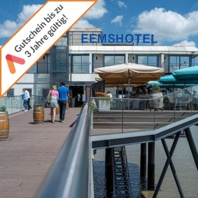 Kurzurlaub Nordsee Groningen Hotel auf Stelzen im Meer 4 Tage Gutschein 2 Pers.  - Bild 1 von 4