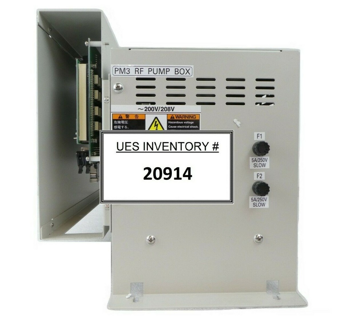 TEL Tokyo Electron PM3 RF Pump Box Assembly PCB 2L81-050097-32