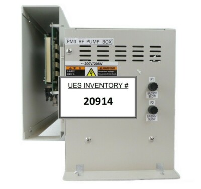 TEL Tokyo electron パワーボックス TEL Tokyo Electron PM3 RF Pump Box Assembly PCB 2L81-050097-32