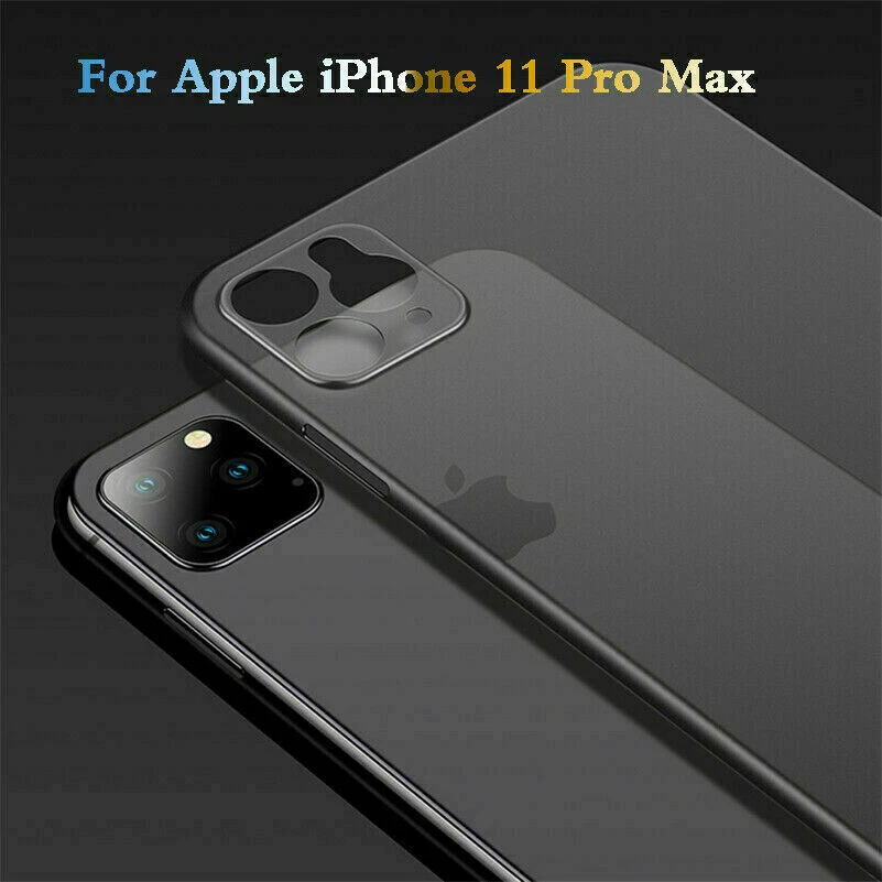 For iPhone 17 15 14 16 Pro MAX 13 12 Ultra-thin Slim Matte Hard Clear Case Cover - Image 3 of 4