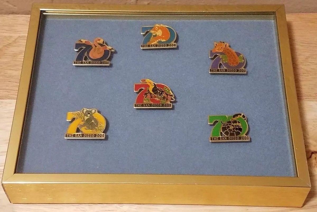 San Diego ZOO 70TH Anniversary Pins | eBay