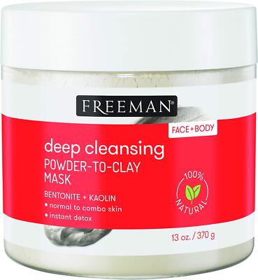 12 Freeman Facial Mask Bentonite Clay Face Masks Powder To Clay