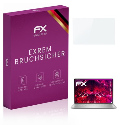 atFoliX Glasfolie für Dell XPS 13 Plus Panzerfolie 9H Schutzpanzer