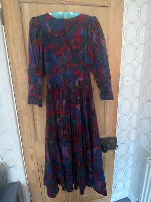Vintage Droopy and Brown full length dress in excellent condition (size 10)  | eBay UK