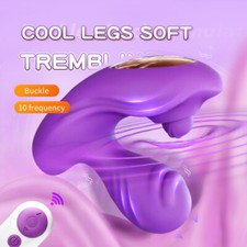 Licking Sucking Vibrator Clit Sucker Dildo G-spot Massager Sex Toy for Women