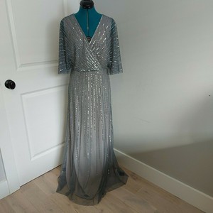 adrianna papell kimono sleeve dress