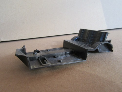 881P Politoys 582 Italy Interior + Gear Lever Original From Mini Cooper 1:25